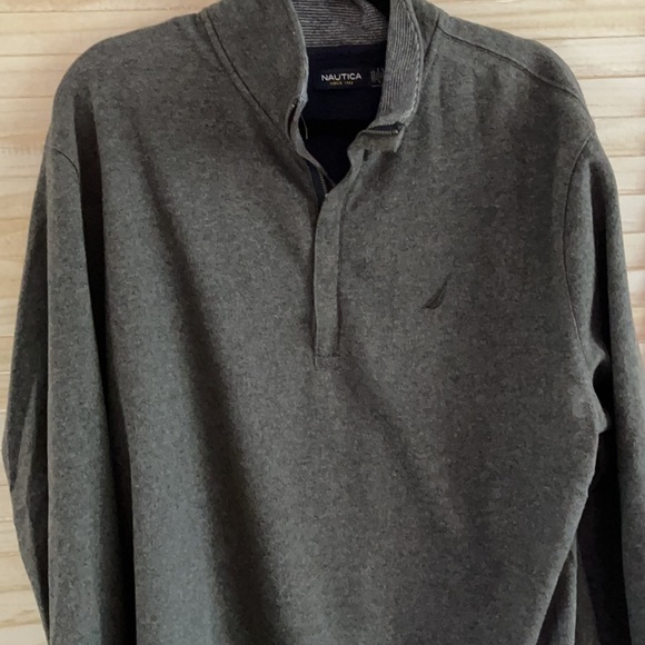 Nautica Half zip pullover size XL gray - Picture 3 of 3